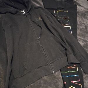 Black multicolored metallic jumpsuit from PINK